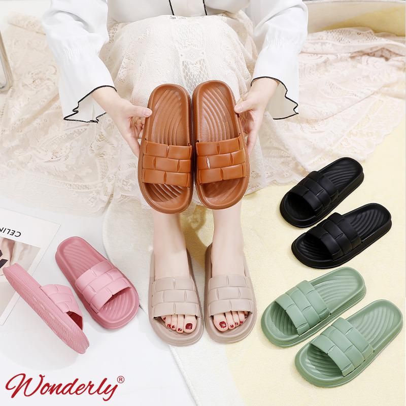 2209-3 [WONDERLY] Sandal Jelly Wanita Wonderly / Sendal Selop Karet Wanita / Sendal Selop Karet Wanita / Sandal Slop Cewek / Sendal Selop Karet Wanita Wonderly / Sandal Slop Cewek / Sandal Motif Smile / Sandal Smile / Sandal Fluffy