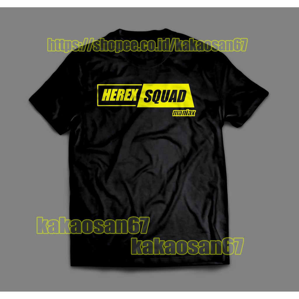 KAOS BAJU MOTOR HEREX TEAM STREET DEVIL RACING SQUAD MANIAX OTOMOTIF -hoream
