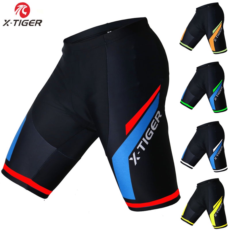 X-TIGER Celana Sepeda Cycling Short dengan 5D Breathable Pad Size XXL - XM-DK-005 - Black Blue