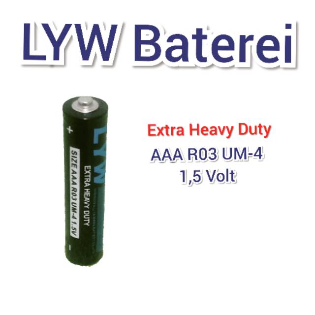 Baterai AAA untuk remote AC / Baterai Untuk Remote TV ukuran AAA / Battery AAA