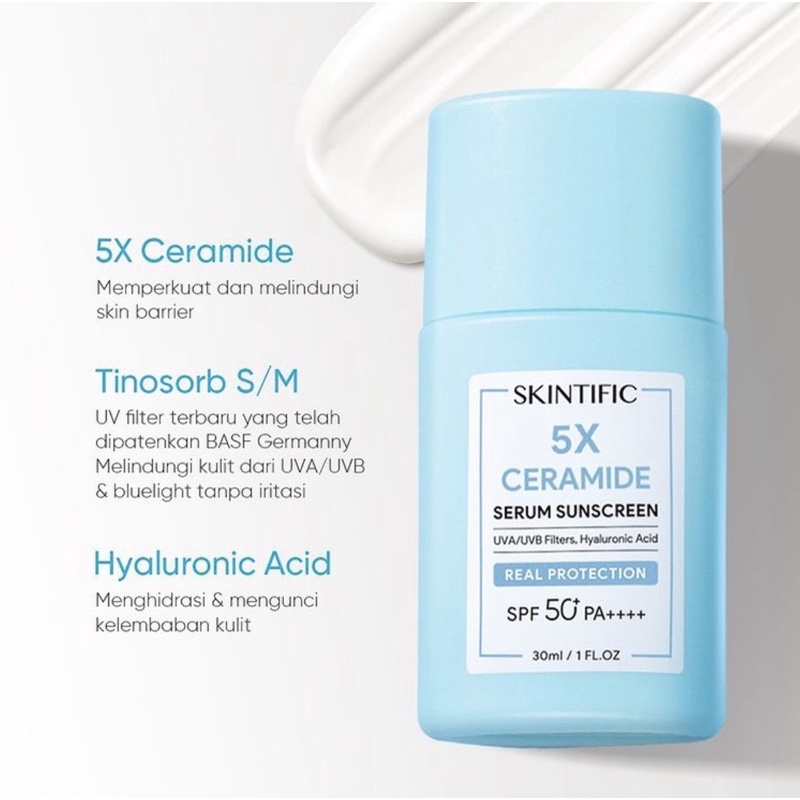 Skintific 5X Ceramide Serum Sunscreen SPF 50 PA++++