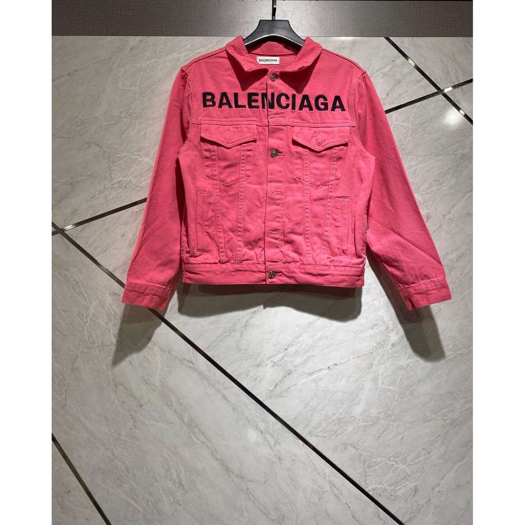 balenciaga jacket pink
