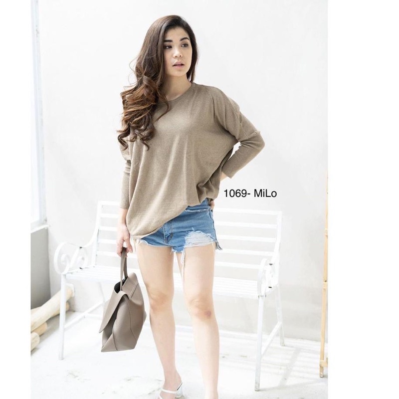 knitted korean style blouse rajut premium blouse jumbo