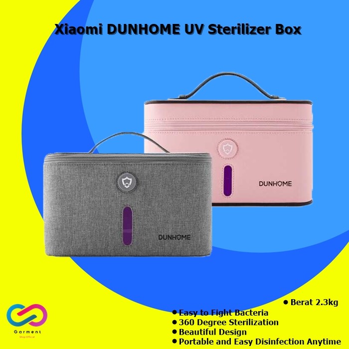 Box Serbaguna Xiaomi DUNHOME UV Sterilizer Box Disinfectant Tank LED8W - Grey