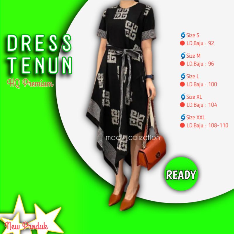 Image of Dress tenun Jepara Ntt Toraja Premium #0