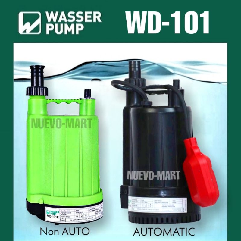 WASSER Submersible Pump Pompa Celup Air Bersih WD 101E / WD 101EA / WD 101 E / WD 101 EA / WD101E /