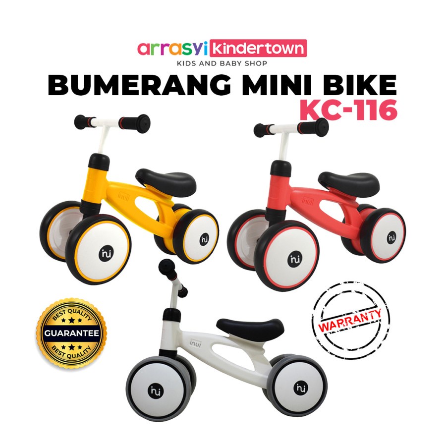 Inui Bumerang Mini Bike Ride-on KC 116 - Sepeda Anak - Sepeda Bayi