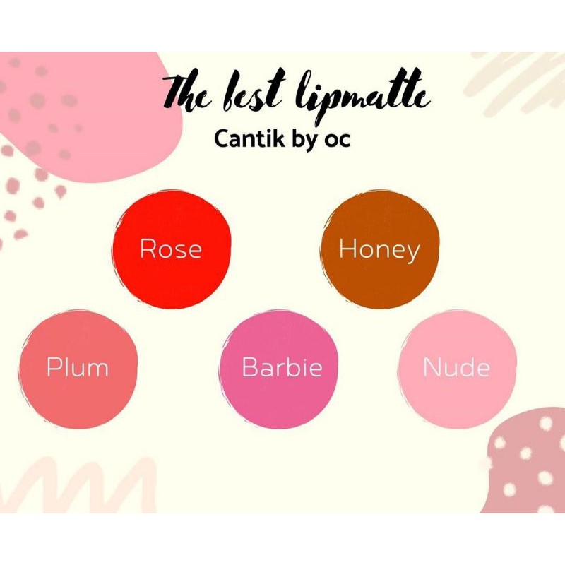 Lipmatte Cantik Ourcitrus / Lipstik kece