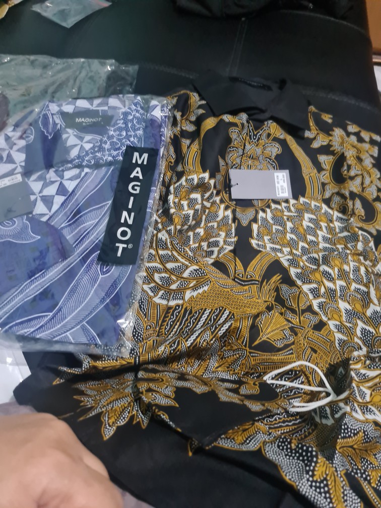 Maginot Kemeja Batik 2.0 Nayaka-ss Lengan Pendek Pria + Free Masker