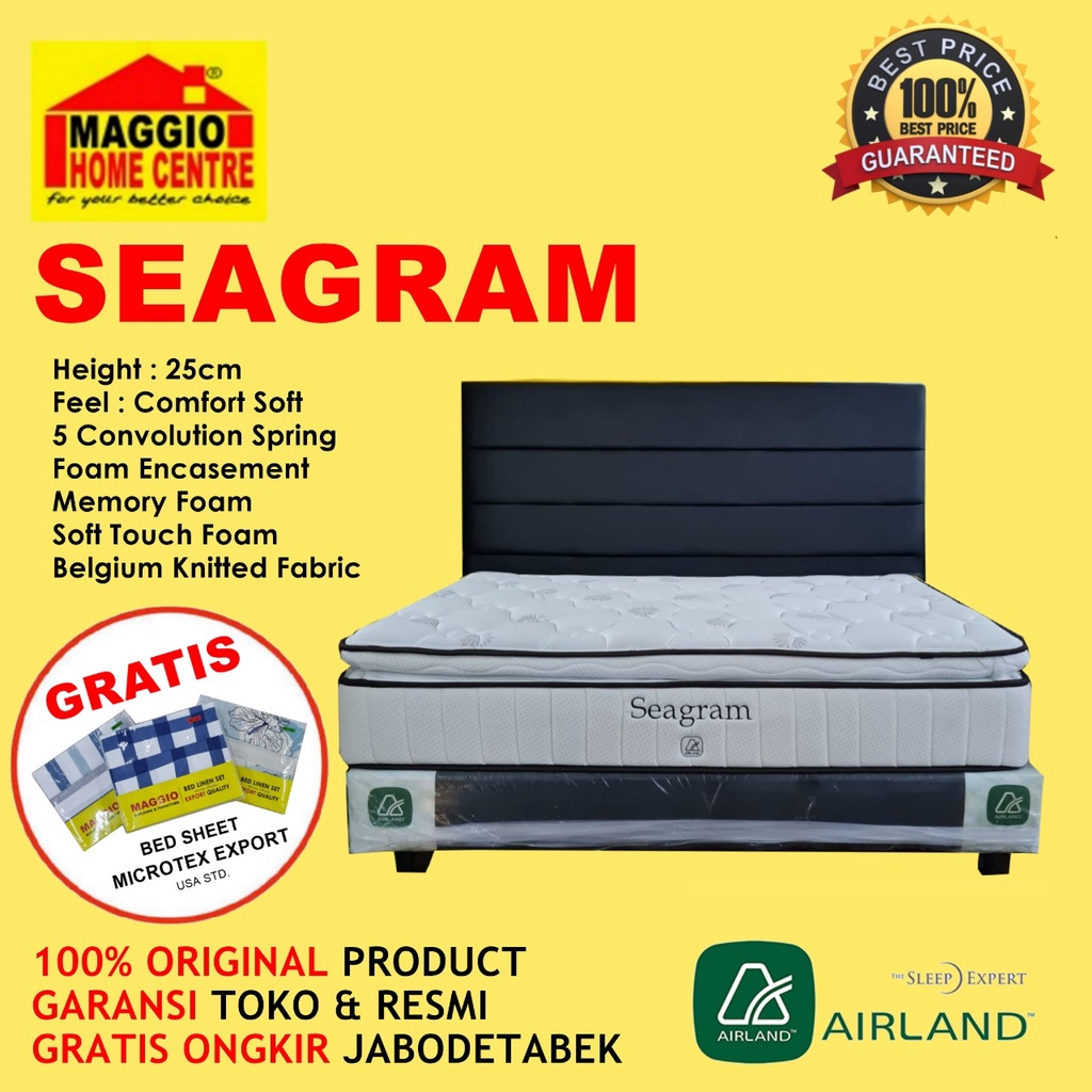 Kasur Memory Foam SEAGRAM - Airland