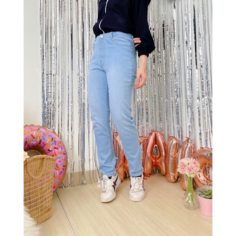 KANON - 90’s Fit-Ankle Jeans - Jeans stretch wanita