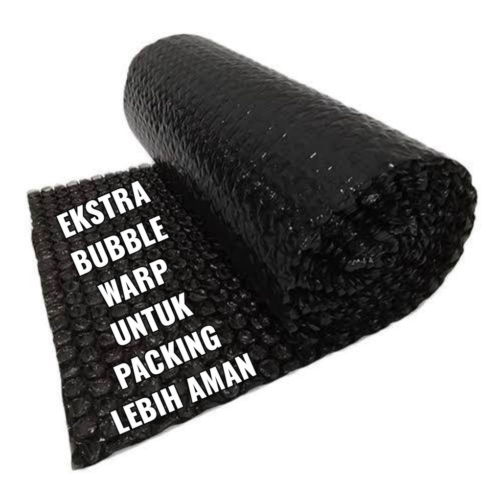 

ekstra bubblewarp untuk packing lebih aman