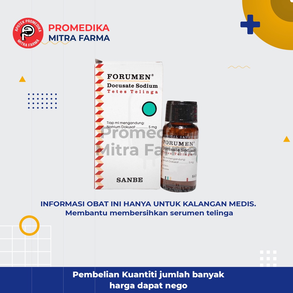 Forumen 10 ml Ear Drop / Botol / Obat Tetes Telinga