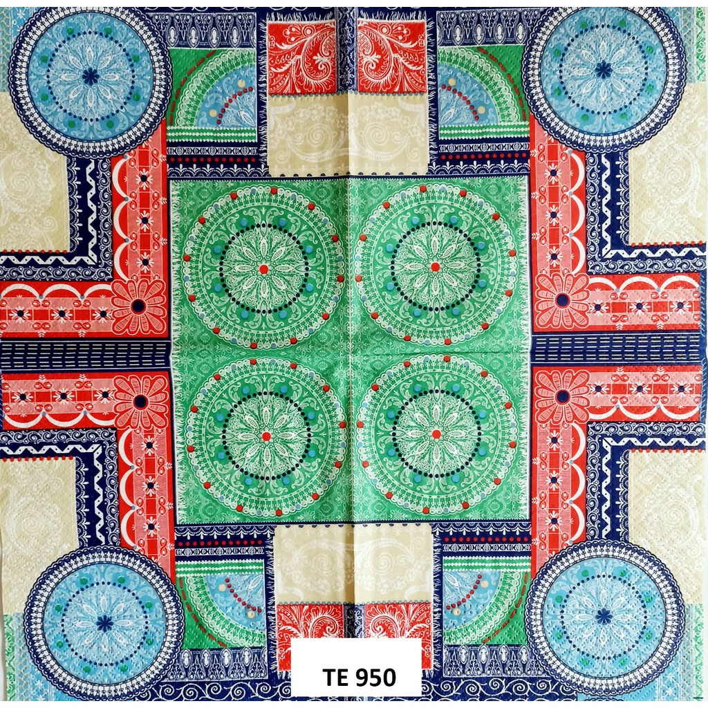 Tisu  Napkin Kerajinan  Decoupage Eropah 33X33 CM TE 950 TTS