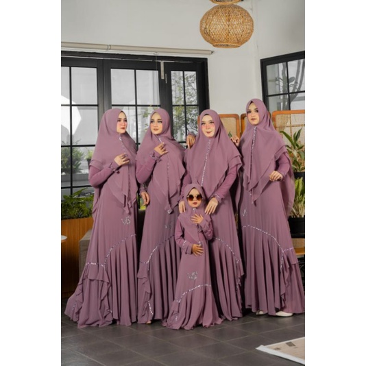 Viendra Syari - Meisya Couple Gamis Ibu Anak