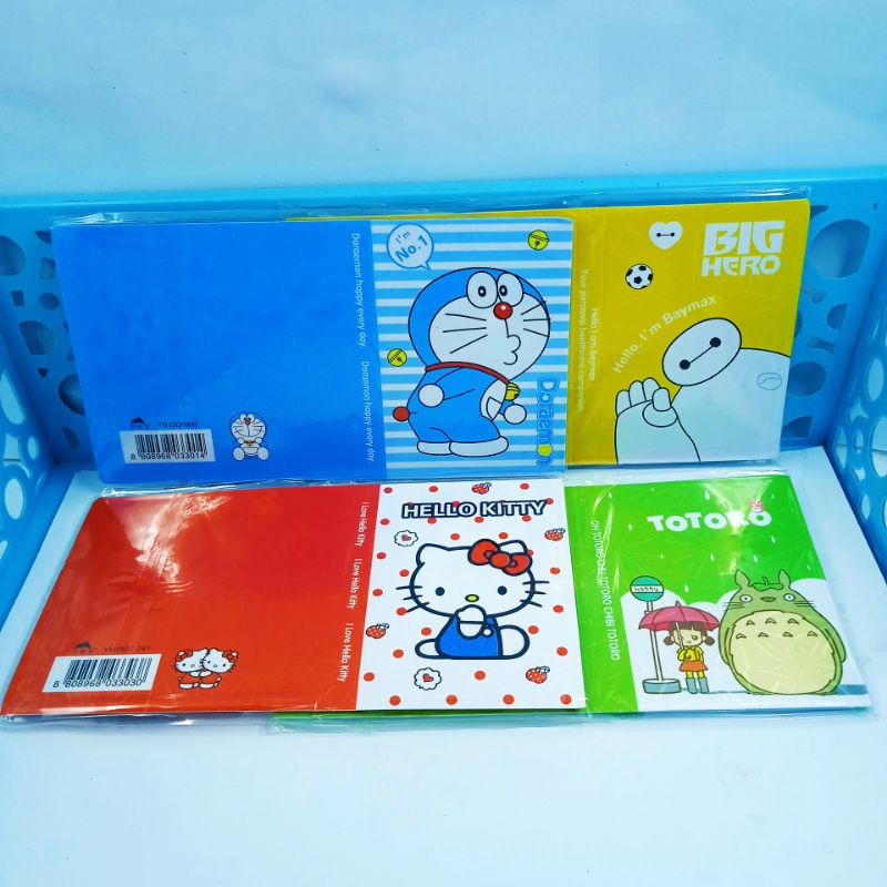 

Pembatas Buku Sticky Note Pad Catatan Tempel Lucu Memo Karakter Fun
