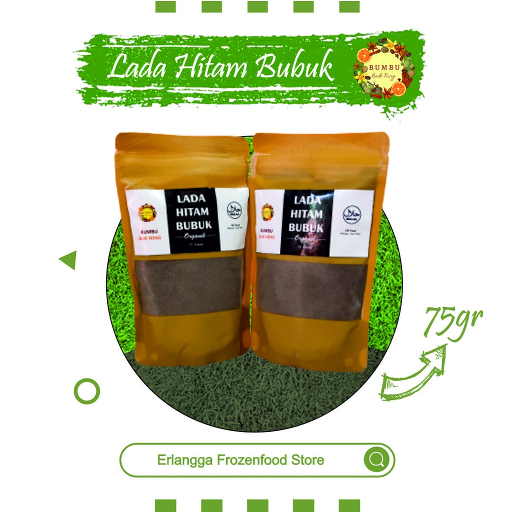 

LADA HITAM BUBUK POUCH 75 GRAM