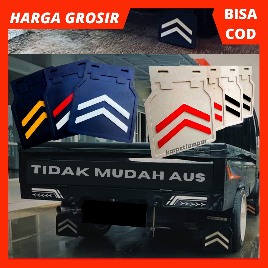 Karpet Kepetan Lumpur Mobil Pick Up L300 Futura MudGuard Karet Slebor Pelindung Roda Universal / Cep