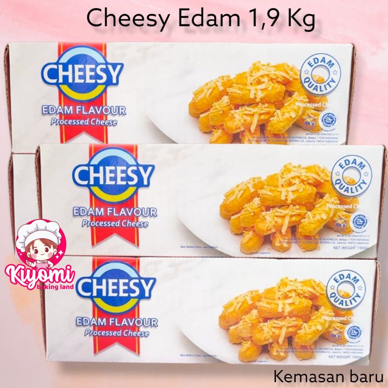 

Cheesy Edam Processed Cheese 475 Gram Keju Olahan