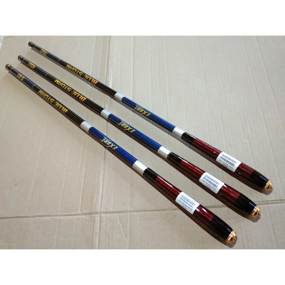 joran pancing tegek exori blue storm 360,450,540