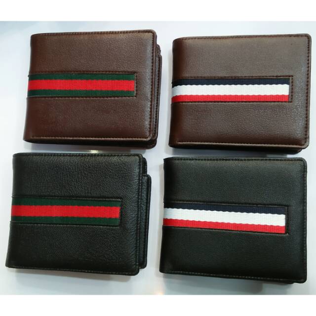 Dompet lipat pendek list