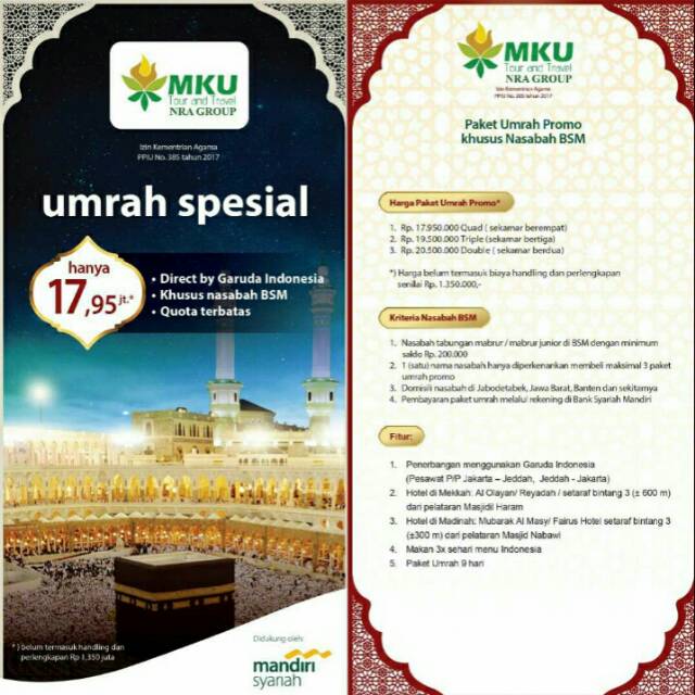 

PROMO UMROH SPECIAL BSM