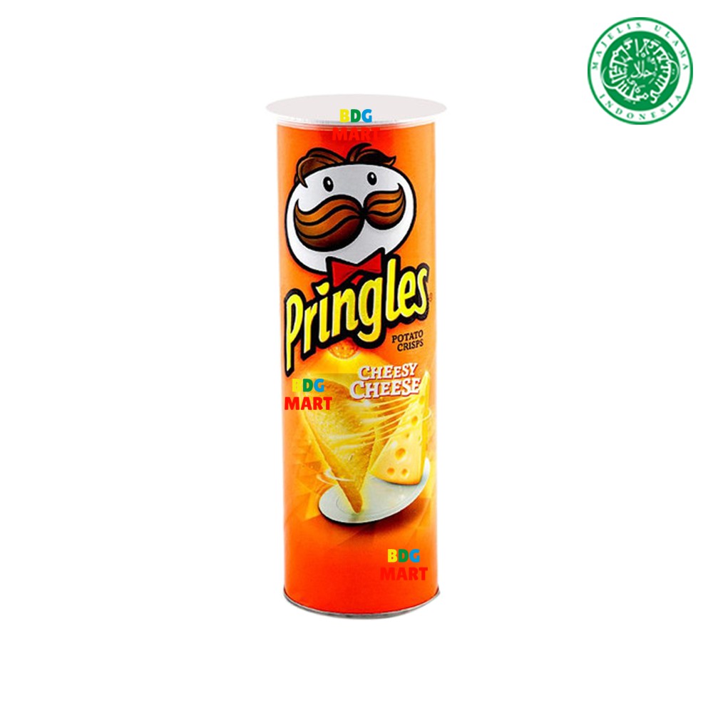 

Pringles Cheesy Cheese Keripik Kentang Rasa Keju Halal MUI - 107gr