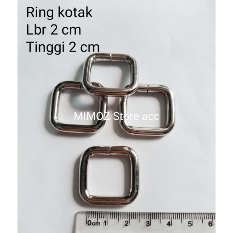 RING KOTAK 2CM KAWAT 5