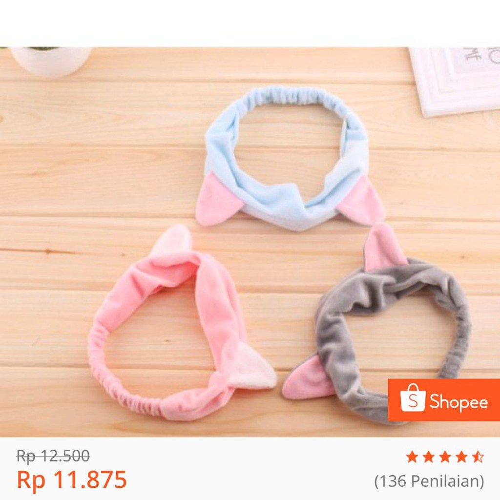 Korean Cute Hairband Wash Face Makeup Hair Band Hair Accessories KARET PEMBERSIH MUKA