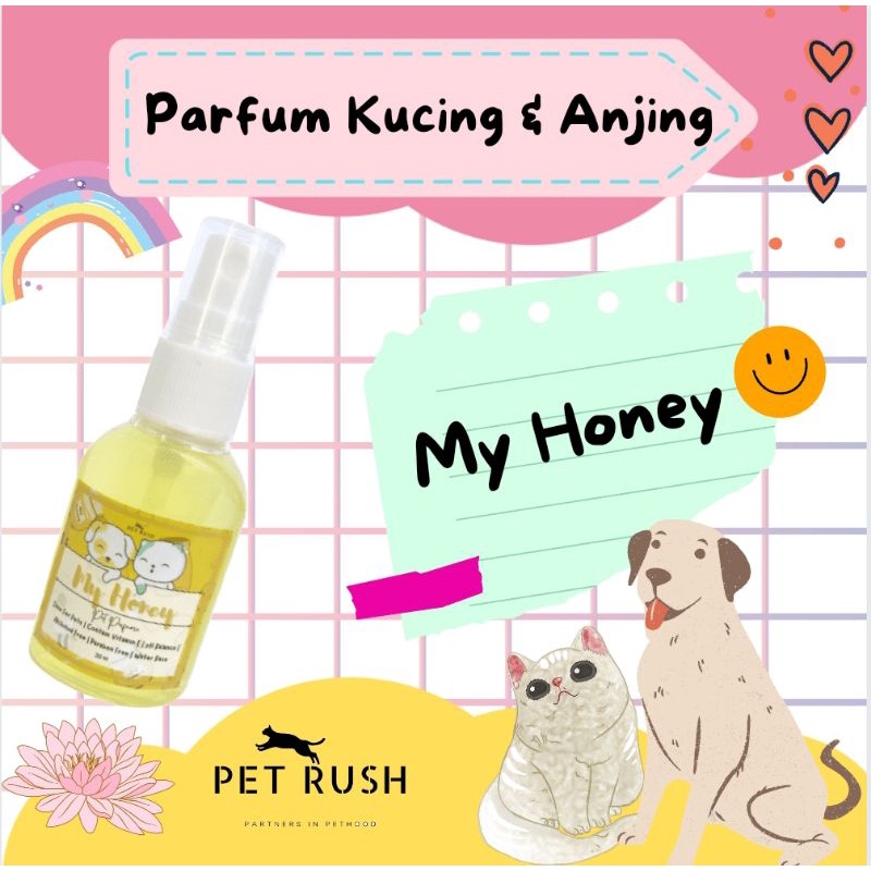 PARFUM KUCING | MINYAK WANGI KUCING 30 ML | 24 AROMA FRESH