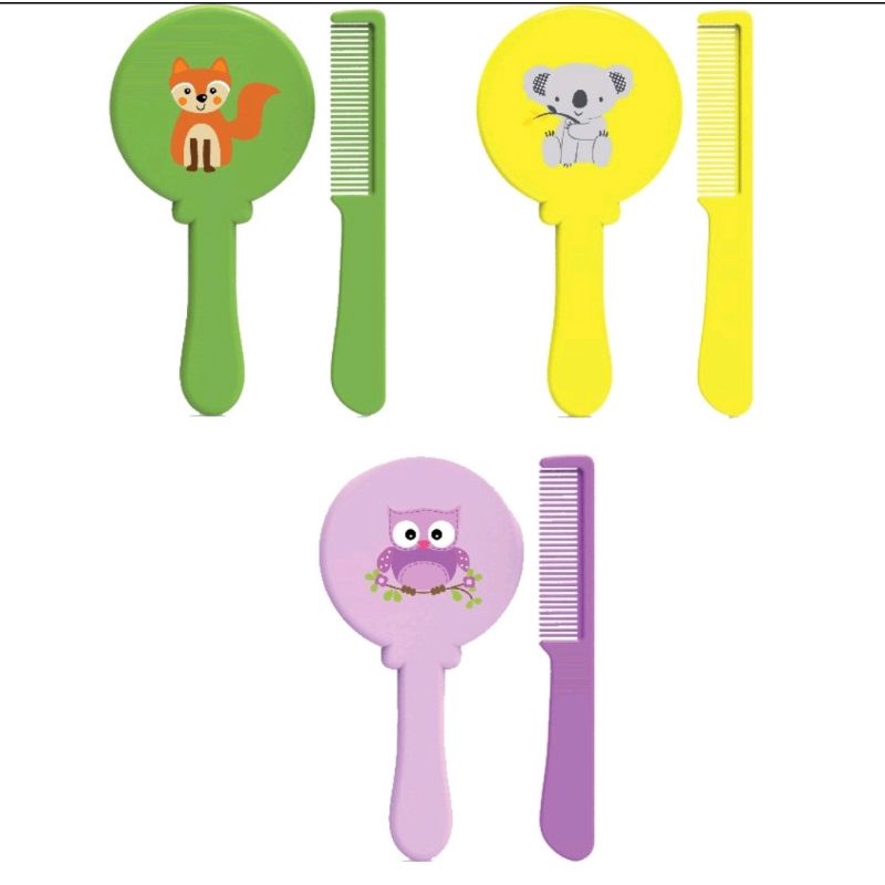 Babysafe brush &amp; comb set / Baby safe sisir bayi - DL114