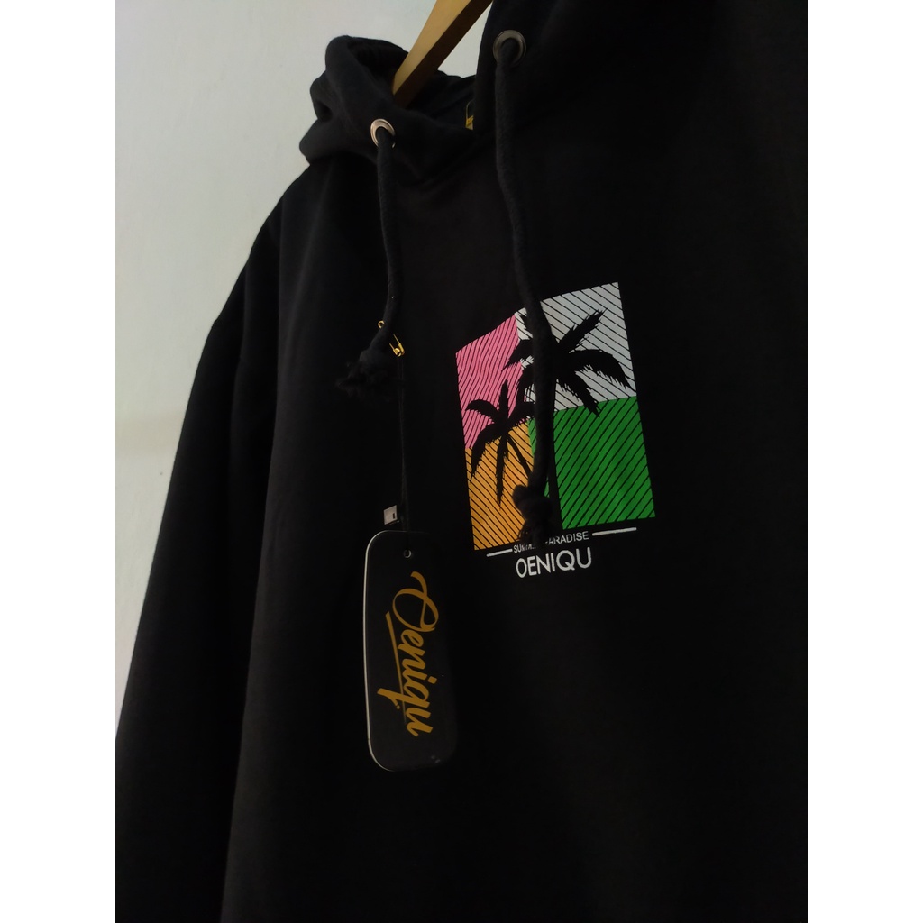 Hoodie oversize unisex original OENIQU motif BEACH