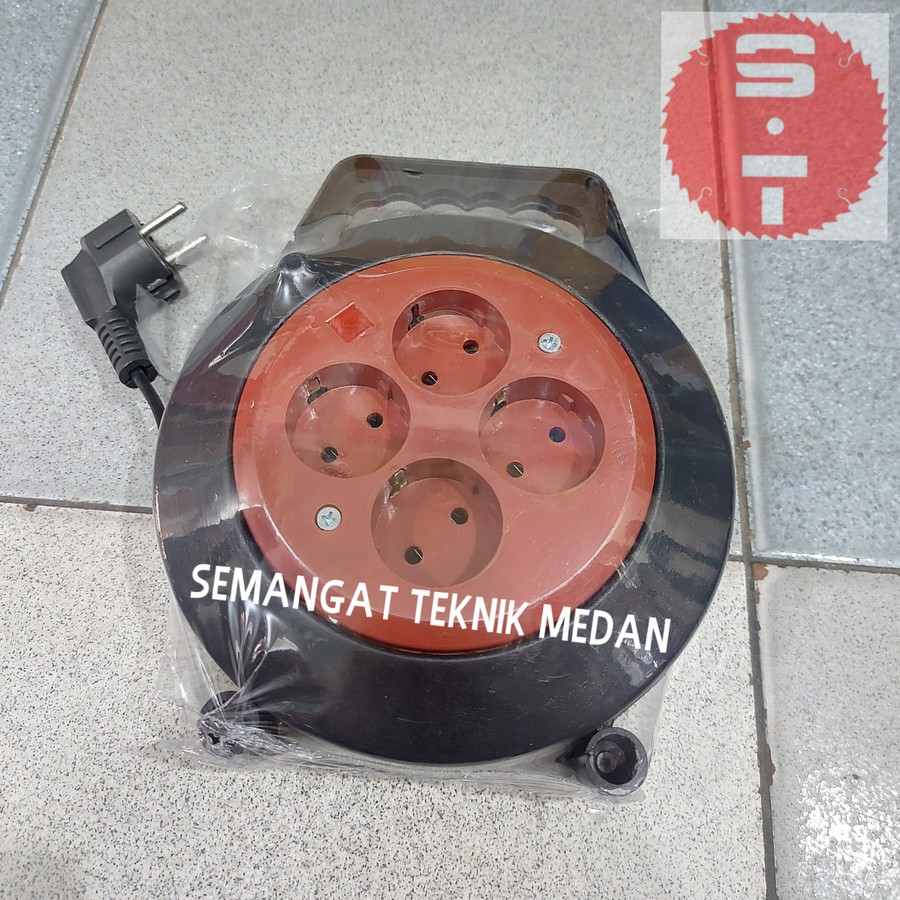 COLOKAN KABEL STOP KONTAK LISTRIK 4 LUBANG KABEL PANJANG 10 M METER