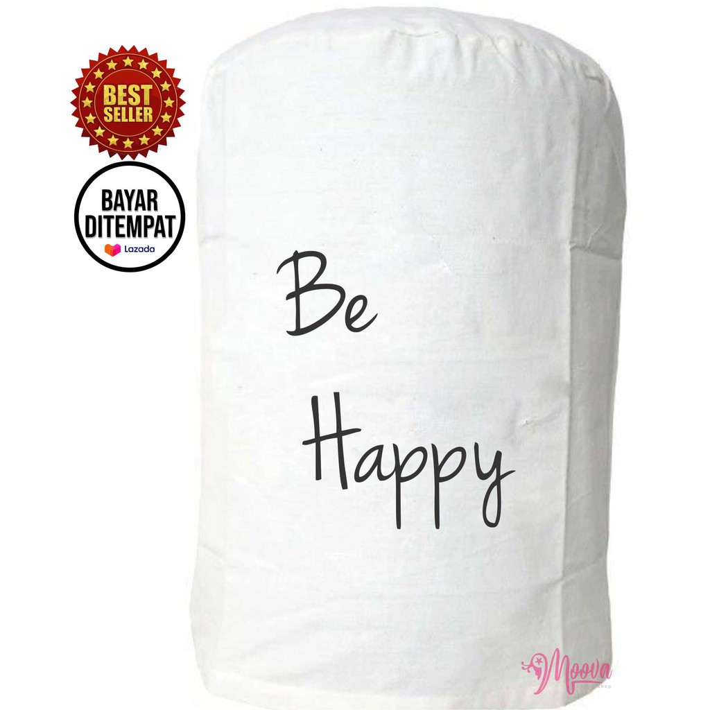 Cover Galon/Sarung Galon/Tutup Galon Motif Be Happy Sablon Keren murah