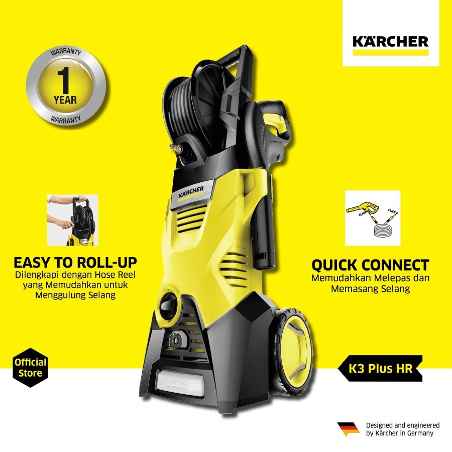 Karcher K3 HR Jet Cleaner Karcher K 3 Plus HR + Foam Lance
