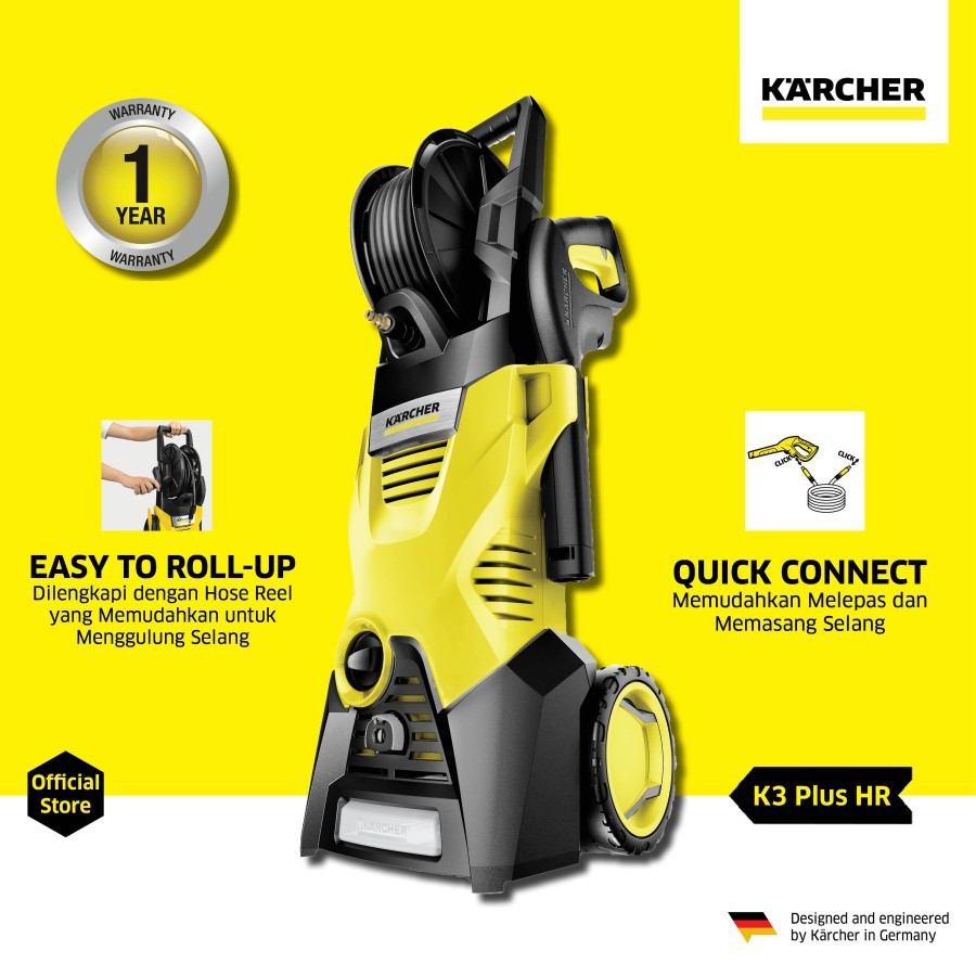 Karcher K3 HR Jet Cleaner Karcher K 3 Plus HR + Foam Lance