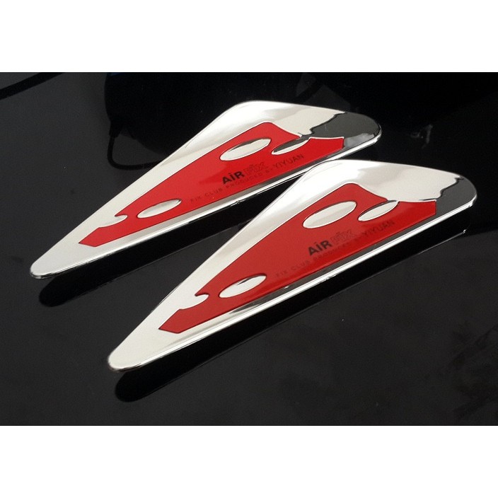 Wiper Visor Sayap Wiper Mobil Racing Merah