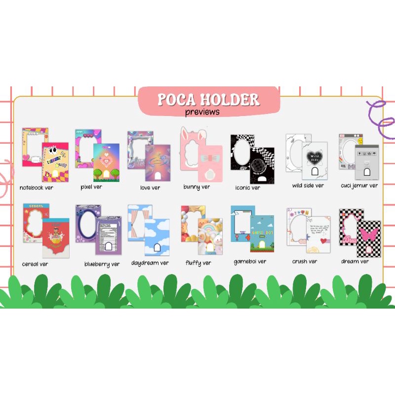 ACRYLIC PHOTOCARD HOLDER KPOP