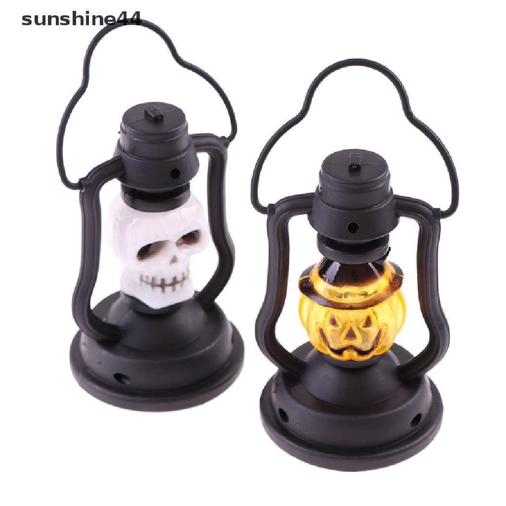 Sunshine Lampu Lentera Gantung LED Bentuk Labu / Hantu Seram Untuk Dekorasi Halloween