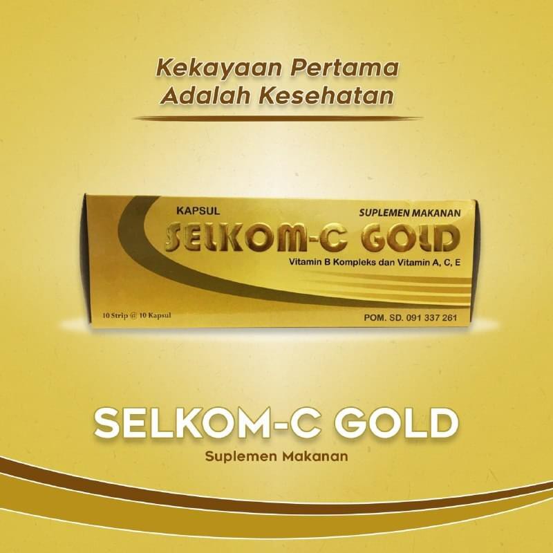 Jual Multivitamin Selcom C Gold 1 STRIP, ISI 10 BUTIR | Shopee Indonesia
