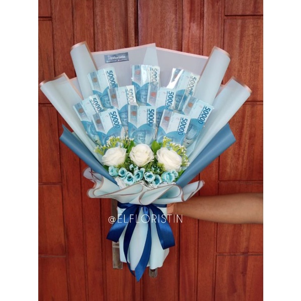 Money bouquet / Buket Uang Asli 500k