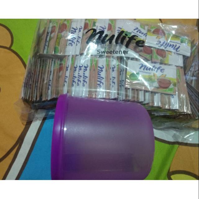 

Nulife sweetener isi 200 sachet free lunch box