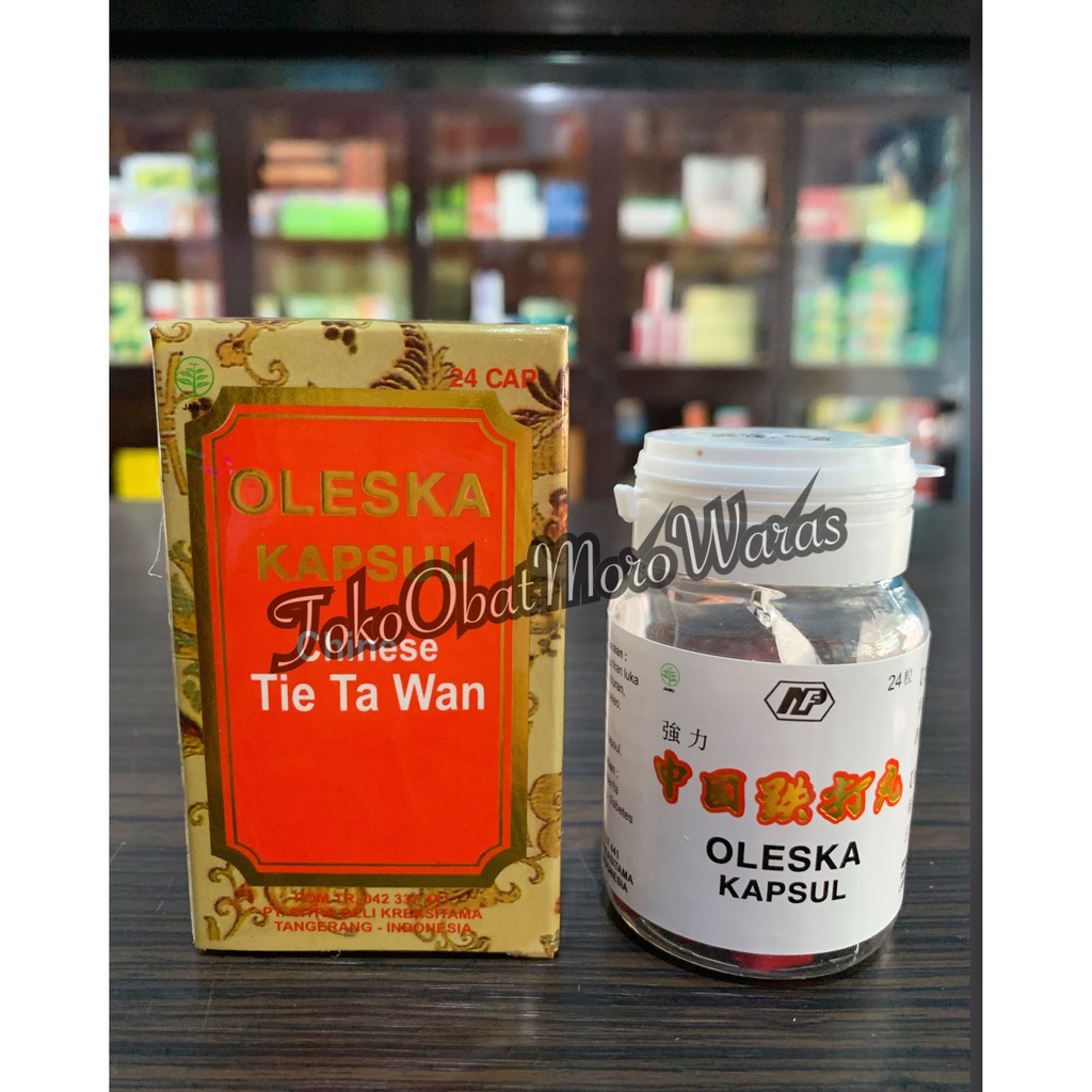 

Chinese Tie Ta Wan (Oleska Capsule) - obat luka memar, keseleo