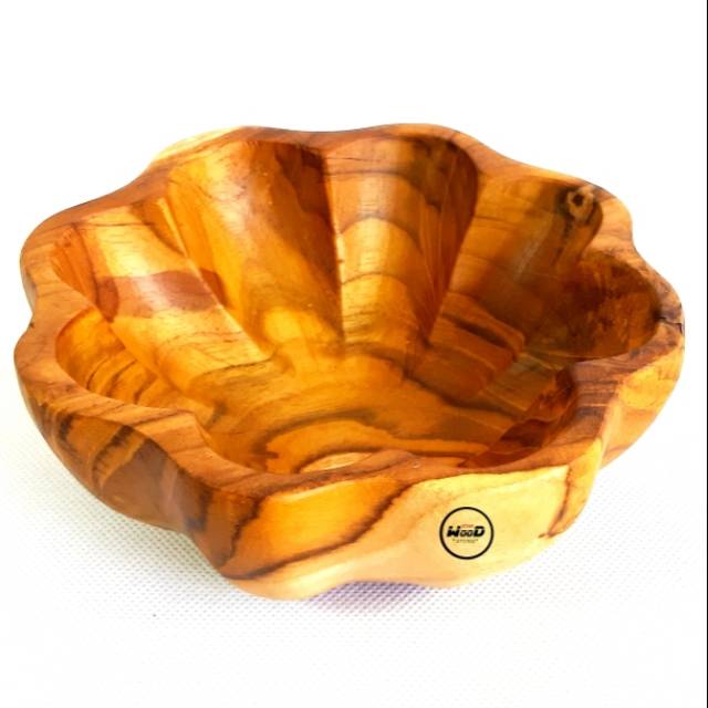 MANGKOK KERANG KAYU JATI