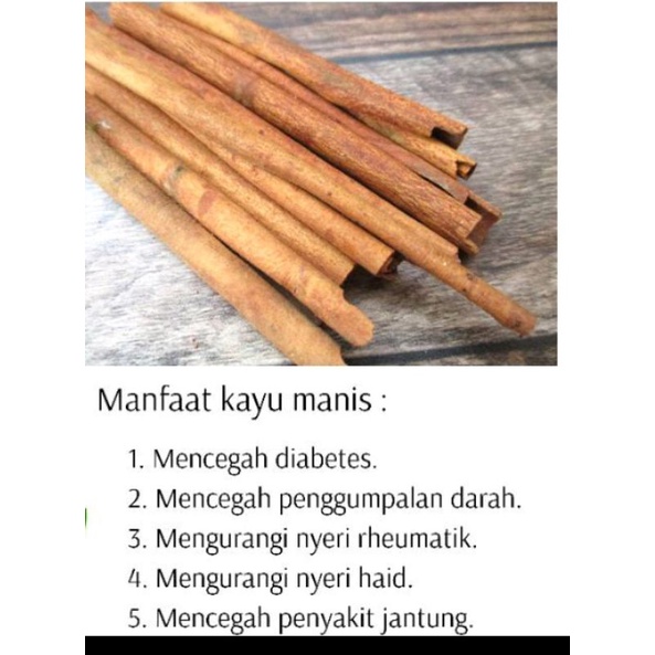 

KAYU MANIS UNTUK KESEHATAN BADAN PER 100gr kak