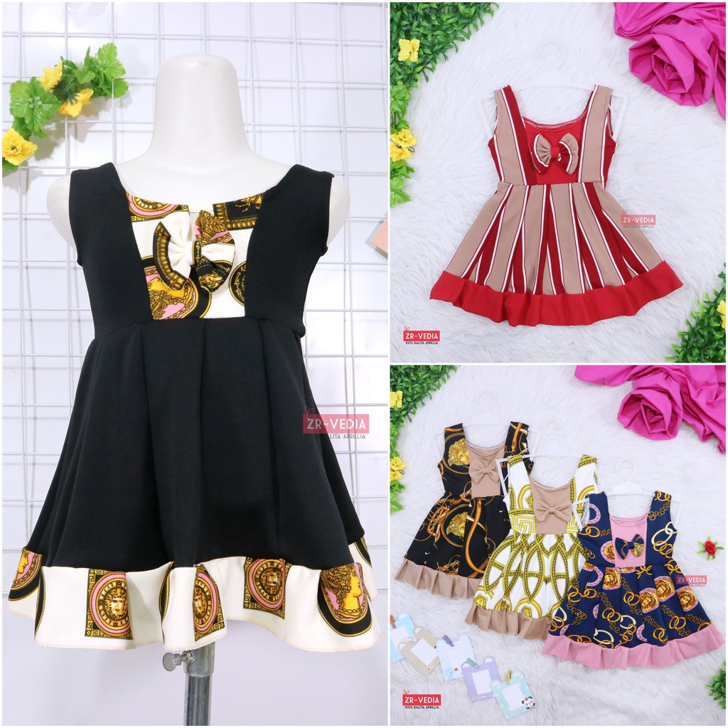 Dress Aurora Uk 1 2 Tahun Baju Anak Perempuan Murah Motif Lucu