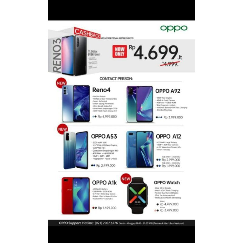 oppo A12 Ram 4GB Rom 64GB