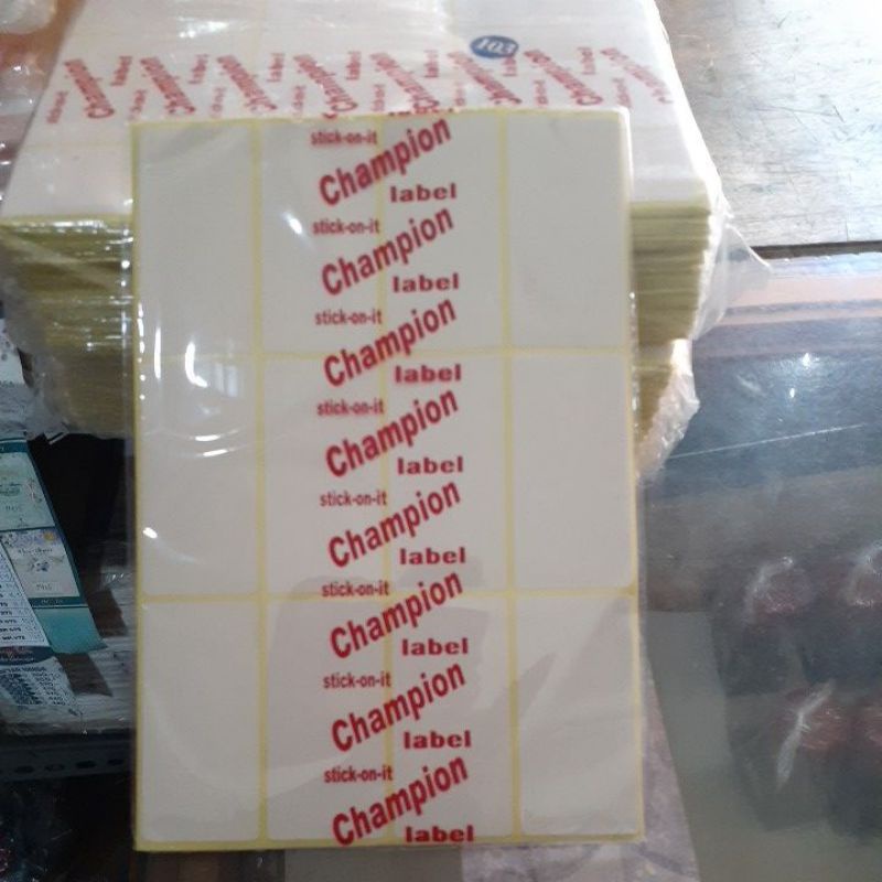 

label stiker 103 isi 10 lbr
