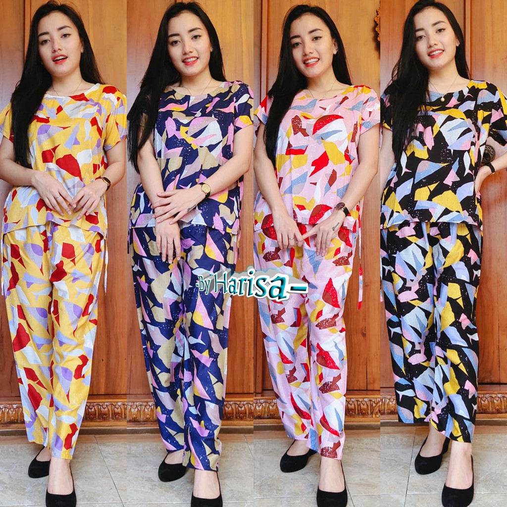 Piyama Abstrak Rayon Super 02