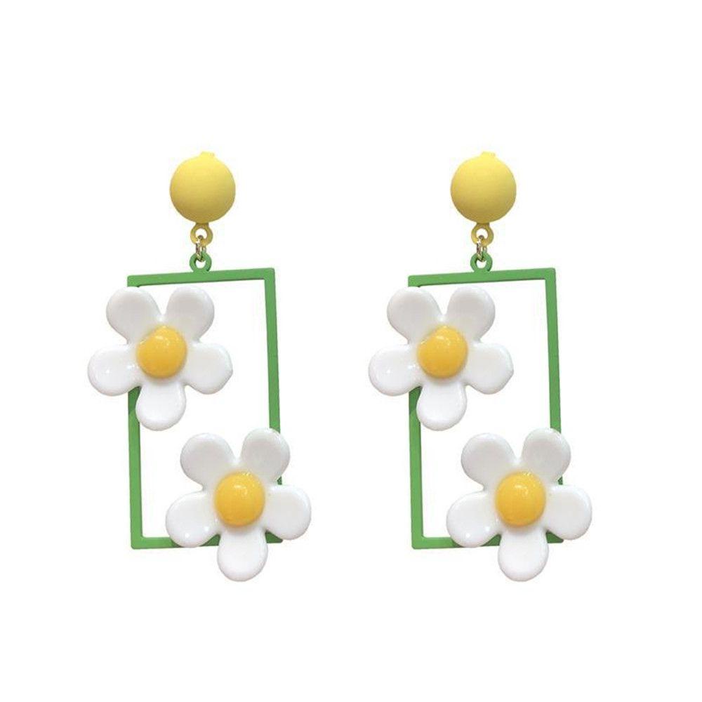 Anting LILY Juntai Fashion Bunga Daisy Lucu